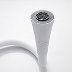 Смеситель для кухни Shevanik S543C-1 гибкий излив белый