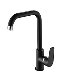 Смеситель для кухни Ammore A5503-A высокий излив черный