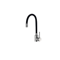 Смеситель для кухни Ammore A5510-1 гибкий излив черный