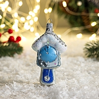 Ёлочная игрушка "Часы" h-12 см