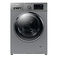 Стиральная машина Бирюса WM-SM712/08 S инверторный мотор хромированный металлик