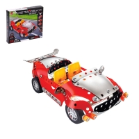 Конструктор металлический "Спортмобиль", 4 в 1, 226 деталей