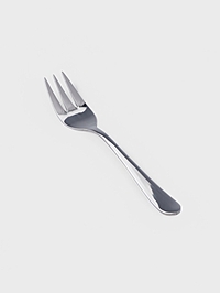 Вилка для торта Hanna Knövell Hertel, 13.5 см, толщина 2 мм, нержавеющая сталь, серебристая