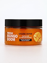 Скраб-слайм Fresh mango boom, с ароматом манго, 250 гр