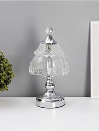 Лампа настольная «Бабочки» LED 10Вт хром 15,5х15,5х33см