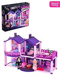 HAPPY VALLEY Кукольный дом "Тёмный домик" с куклами и аксессуарами