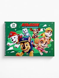 Альбом для рисования на гребне, А4, 24 листа, Paw Patrol
