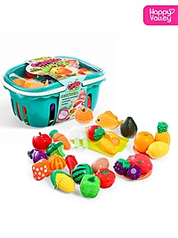 Игровой набор "Супершеф" корзина с продуктами и посудкой, 28 предметов