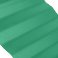 Лента бордюрная, 0.1 х 6 м, гофра, зелёная