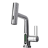 Смеситель для кухни Dikalan DT40372 LED-дисплей хром