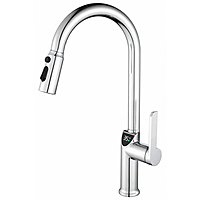 Смеситель для кухни Dikalan DT40371 LED-дисплей хром