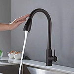 Смеситель для кухни Dikalan D5265-7 выдвижной излив черный