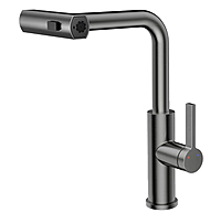 Смеситель для кухни RUSH Tinos TI3732-18Grey серый графит