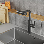 Смеситель для кухни RUSH Tinos TI3732-18Grey серый графит