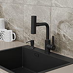 Смеситель для кухни RUSH Tinos TI3732-17Black черный