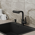 Смеситель для кухни RUSH Tinos TI3732-17Black черный