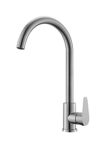 Смеситель для кухни OLISAN STEEL ST1007 нержавеющая сталь