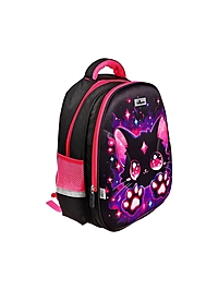 Рюкзак каркасный школьный, 39 х 30 х 14 см, Calligrata "Котик"