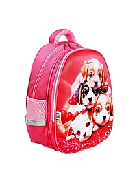 Рюкзак каркасный школьный, 39 х 30 х 14 см, Calligrata "Котята"