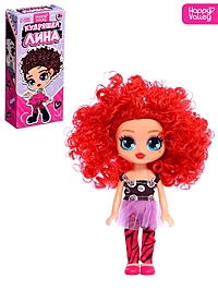 Кукла «Кудряшка Лина», красный