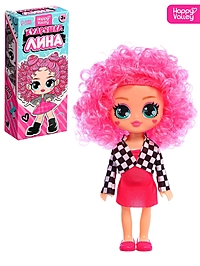 Кукла «Кудряшка Лина», розовый