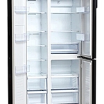 Холодильник Hyundai CS6073FV шампань стекло инвертор