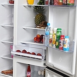 Холодильник Hyundai CS6073FV шампань стекло инвертор