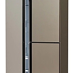 Холодильник Hyundai CS6073FV шампань стекло инвертор