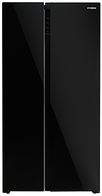 Холодильник Hyundai CS5003F черное стекло