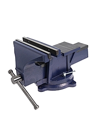Тиски слесарные поворотные ТУНДРА, с наковальней, высокопрочный чугун ВЧ-40, 250 мм