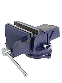 Тиски слесарные поворотные ТУНДРА, с наковальней, высокопрочный чугун ВЧ-40, 200 мм