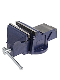 Тиски слесарные ТУНДРА, с наковальней, высокопрочный чугун ВЧ-40, 150 мм