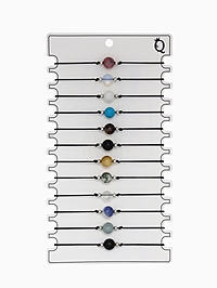 Браслет-оберег «Нить судьбы» шар №8 (неделимая фасовка 12 шт., цена за шт.), цветной в золоте