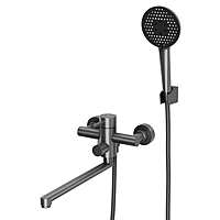 Смеситель для ванны RUSH Melos SUS1101-51Grey серый графит