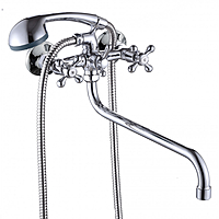 Смеситель для ванны Dikalan D6501-Х301 длинный излив хром