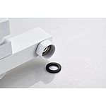 Смеситель для ванны Knotlor Stable KN-22/WY белый матовый