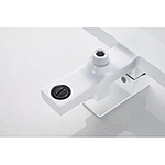 Смеситель для ванны Knotlor Stable KN-22/WY белый матовый