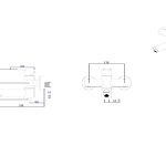 Смеситель для ванны RUSH Santiago SUS1116-44 сатин