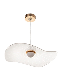 Люстра Tamara 12Вт LED 4000-6000К золото 48х48х11см