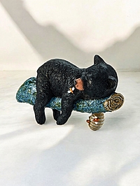 Декор на стену, для дома TAKE IT EASY «Мишка на дереве», панно, 17×10×20 см