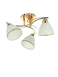 Люстра "Андер" 3хЕ27 40Вт золото 44х44х24 см