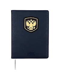 Дневник школьный 1-11 класс, deVENTE «Герб», искусственная кожа, синий