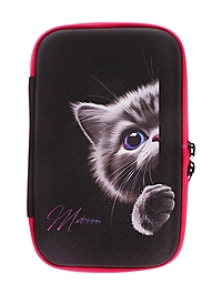 Пенал-футляр 435×360 мм, EVA жёсткий, Stavia «Лапка и мордочка»