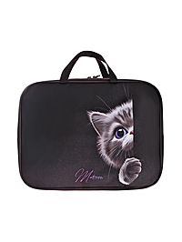 Папка с ручками текстильная А4, 350×270×80 мм, Stavia «Лапка и мордочка»