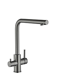 Смеситель для кухни Fmark FS0962Q под фильтр графит