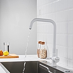 Смеситель для кухни Shevanik S528C под фильтр белый