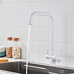 Смеситель для кухни Shevanik S528C под фильтр белый