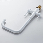 Смеситель для кухни Shevanik S528C под фильтр белый