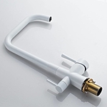 Смеситель для кухни Shevanik S528C под фильтр белый