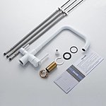 Смеситель для кухни Shevanik S528C под фильтр белый